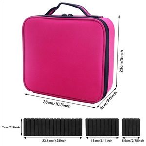 Makeup travel organizer